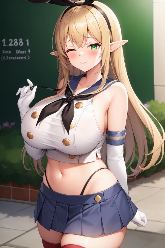 Shimakaze Cosplay (Outfit Only) Clothing LoRA - AI Model cover image