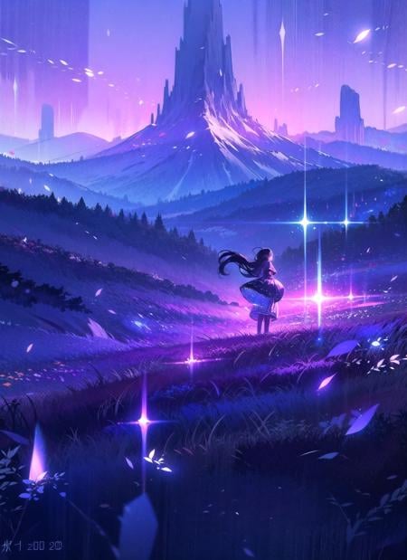 Style꠩ Vines 🌌あおふじ/青藤〚ʟᴏʜᴀ〛w/ multires noise - AI Model cover image