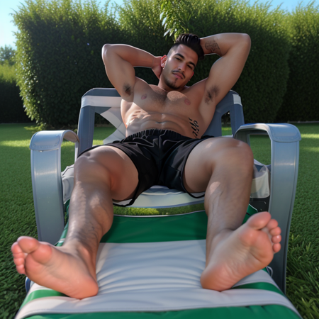 Male Feet pose V.2 - AI Model cover image