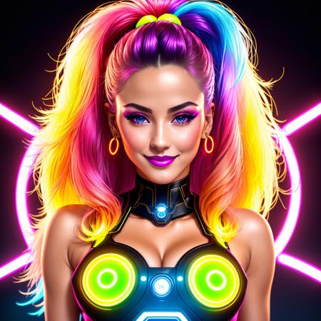 Neon Babes - AI Model cover image