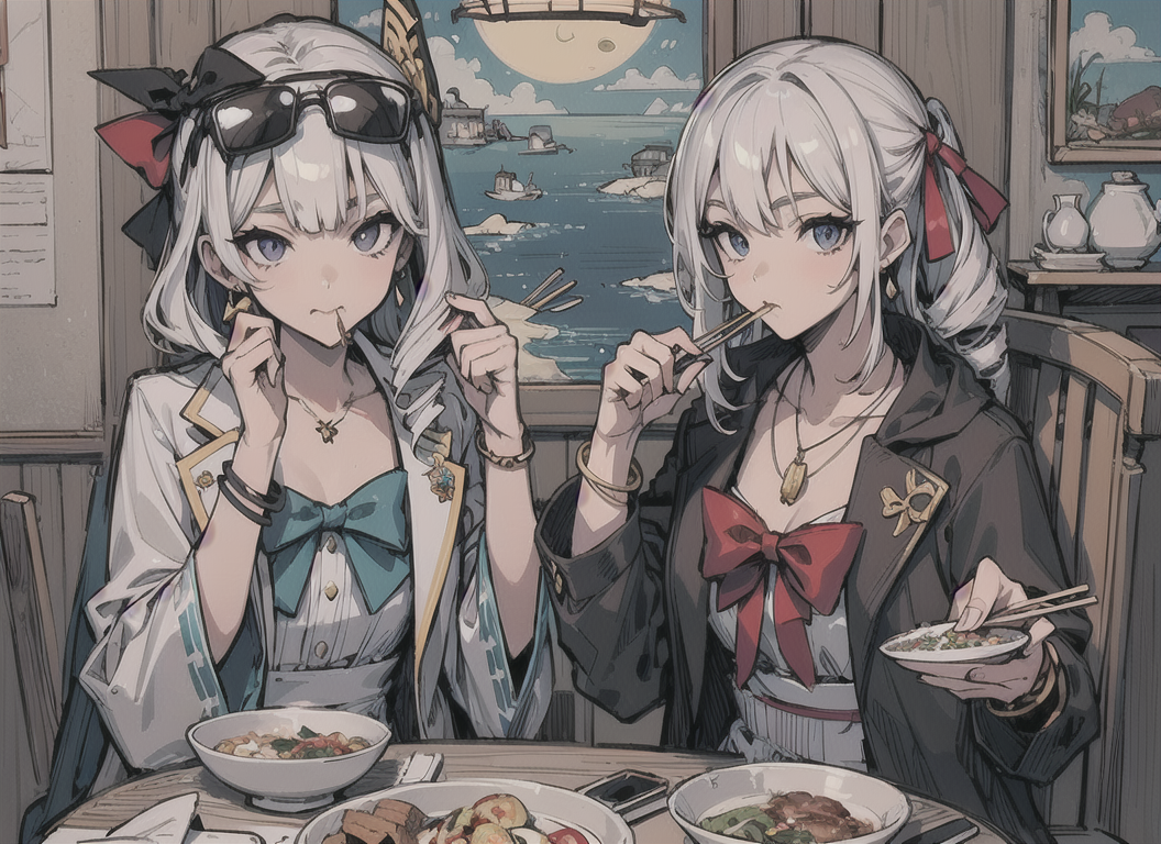 AI art "Dinner time!"