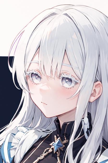 有色まつげ/非黑色の睫毛/带颜色の睫毛 - AI Model cover image