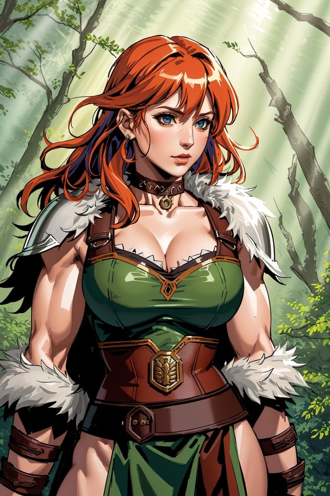 Barbarian Outfit (Female) - AI LoRA model on PixAI