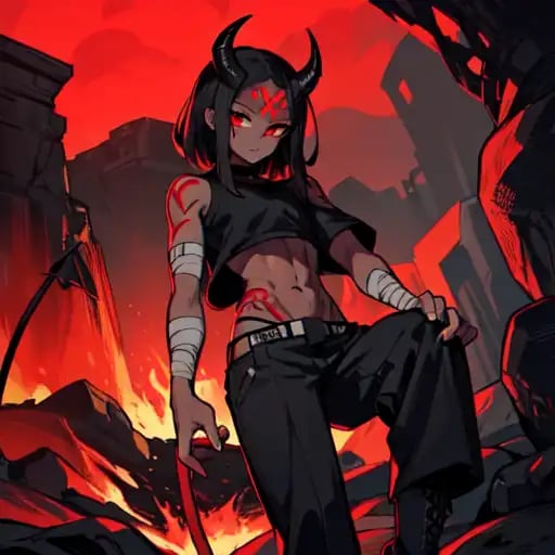 AI art "Destroyer Demon"