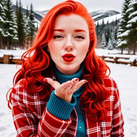 Woman Blowing a Kiss / Air Kiss v1.0beta - AI LoRA model on PixAI