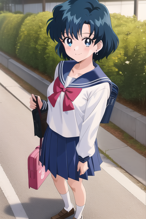 Ami Mizuno (School Uniform) - AI LoRA model on PixAI