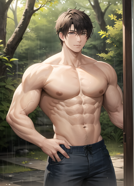 Bara Hero, Muscular Male Focus LoRA - AI LoRA model on PixAI