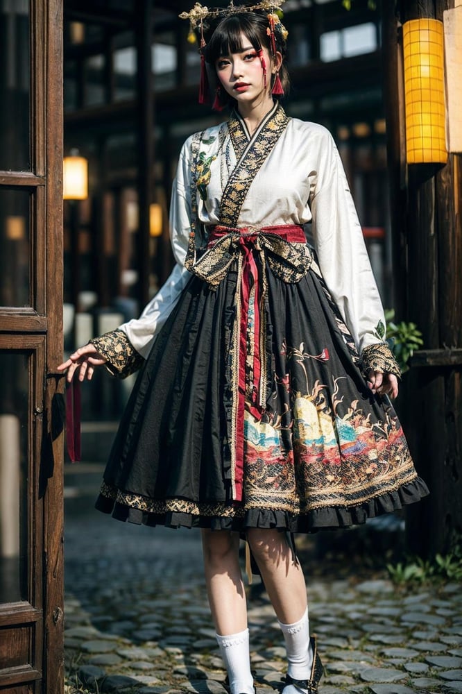 TQ - Hanfu Lolita | Clothing LoRA - AI LoRA model on PixAI
