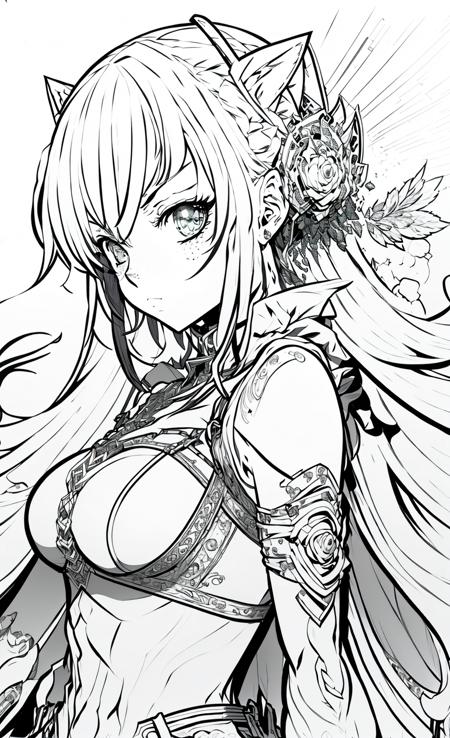 line baby, 美型角色线稿lora - AI Model cover image