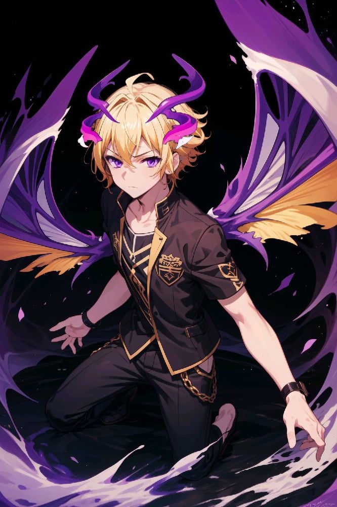 AI art "Monster Strike: Male Lucifer"