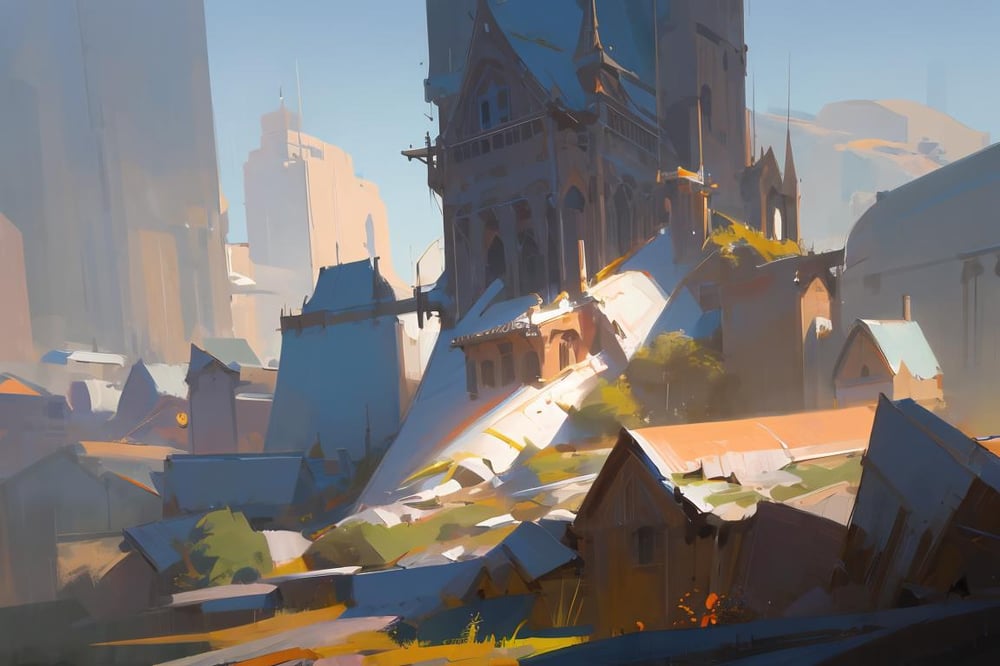 Scenes concept - 场景概念速涂 - AI Model cover image