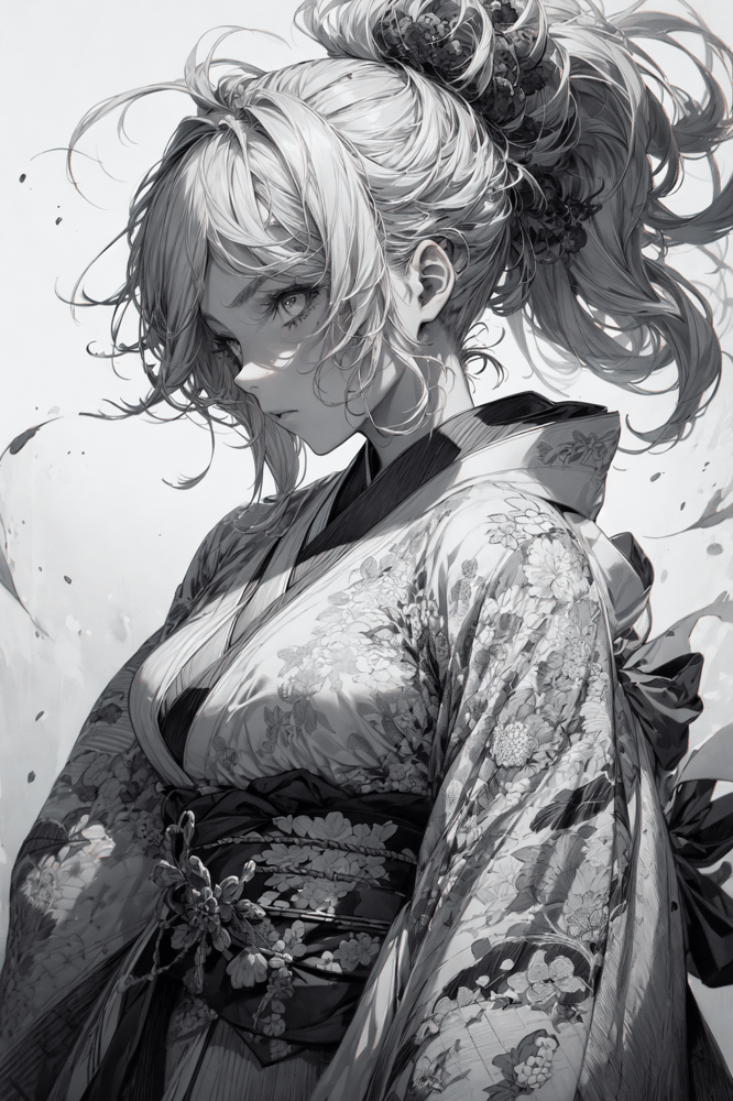 AI art "Girl Ink" for keywords girl