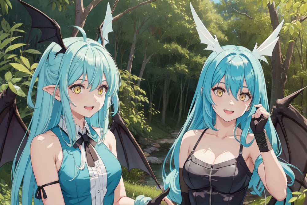 AI art "Winged Forest Fairies"