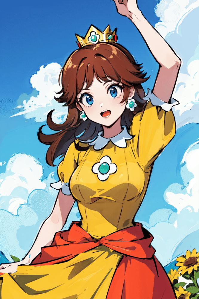 Princess Daisy - Super Mario - AI Model cover image