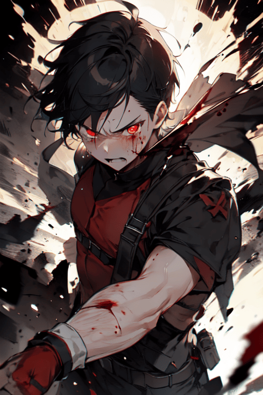 AI art "Demon Warrior"