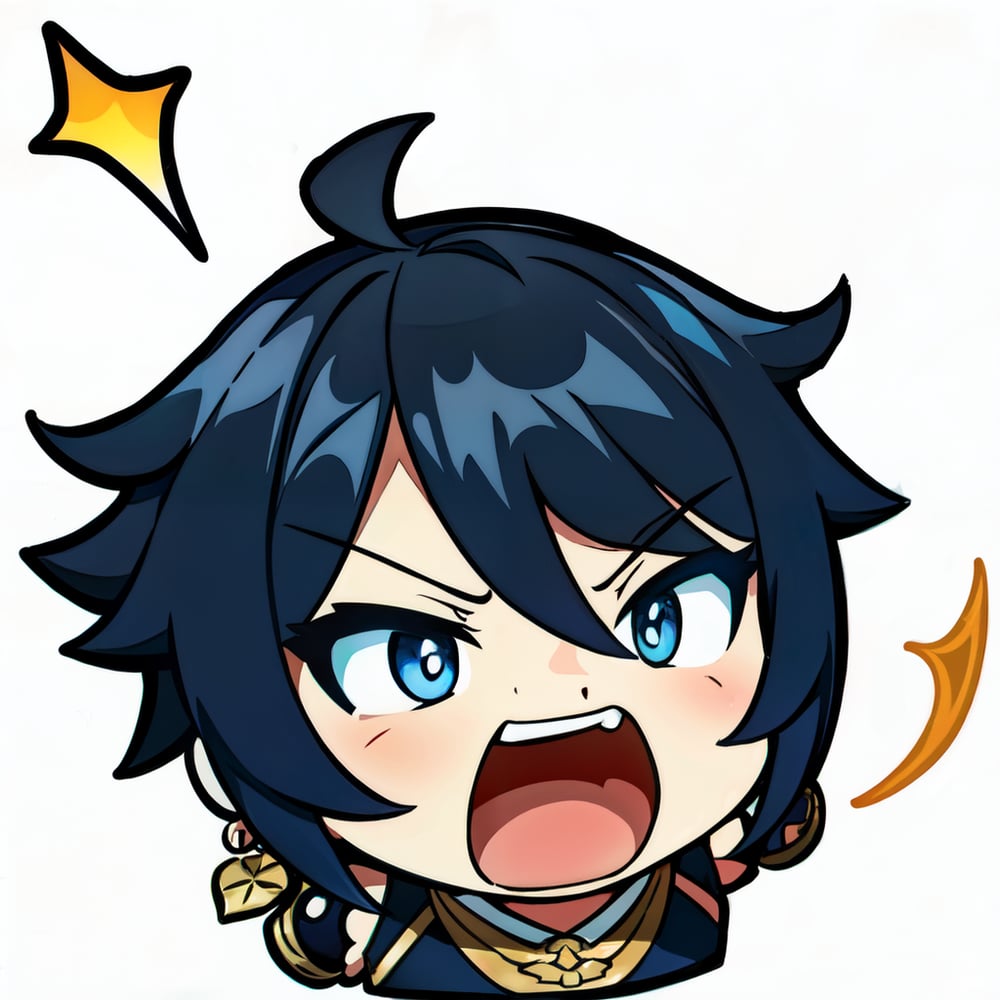Chibi Character (genshin impact emote style) - AI LoRA model on PixAI