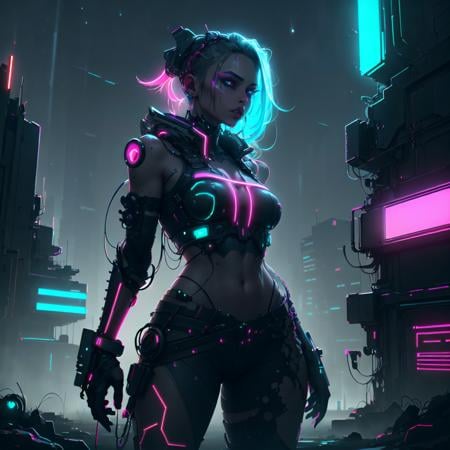 (neon)CyberpunkAI - AI Model cover image