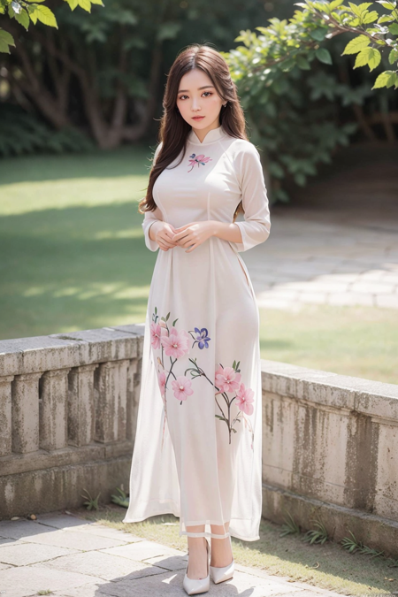 Ao Dai - Vietnamese Long Dress - AI Model cover image