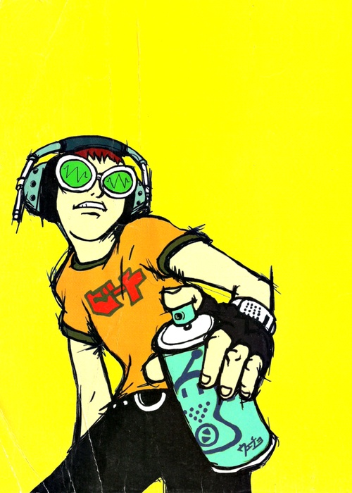 jetset radio style - AI LoRA model on PixAI