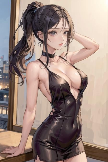 ponytail_weave_hairstyle - AI LoRA model on PixAI