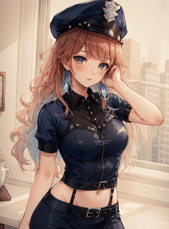 Cop Uniform  - AI Model cover image