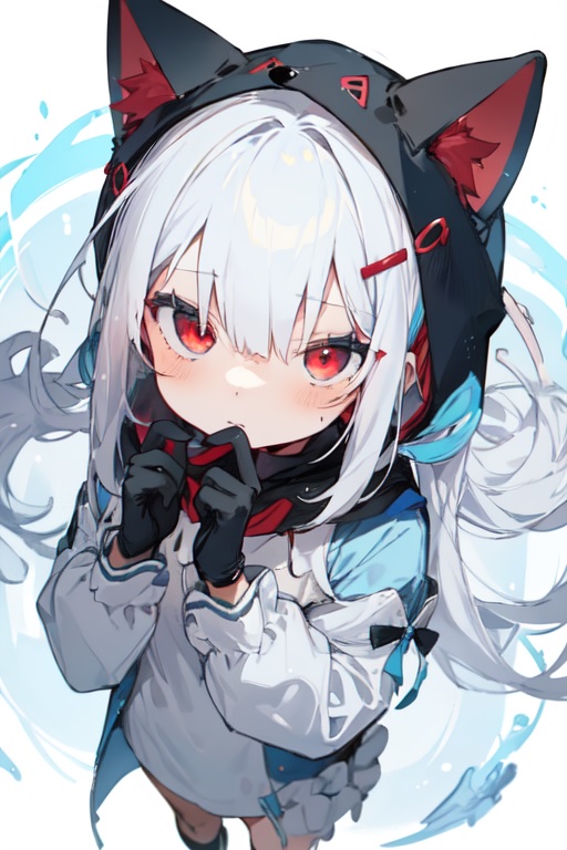 cat-hood-girl - AI LoRA model on PixAI