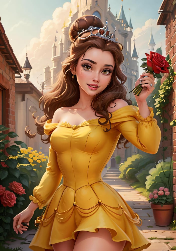 Belle (Disney Princess) - AI LoRA model on PixAI