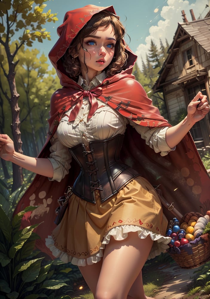 Little red riding hood (Grimm) Character/Clothes by YeiyeiArt - AI LoRA model on PixAI