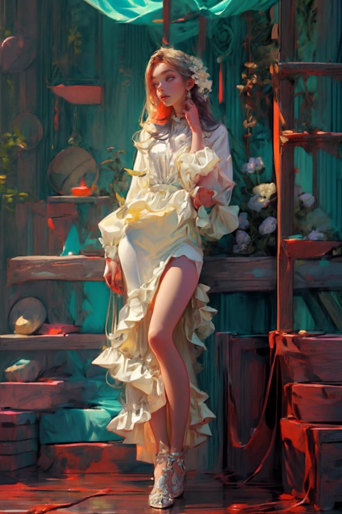 dopamine color 多巴胺色彩（在鲜艳的世界迈大步） - AI Model cover image