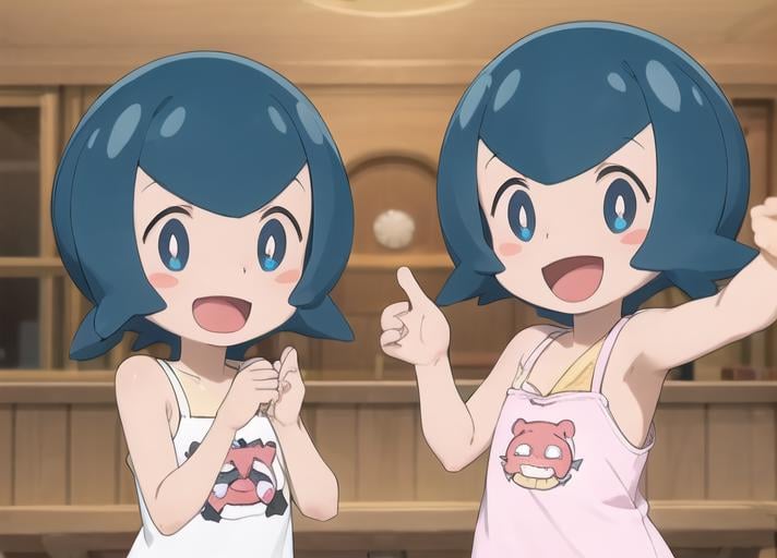 Sarah and Harper (Pokemon) - AI LoRA model on PixAI