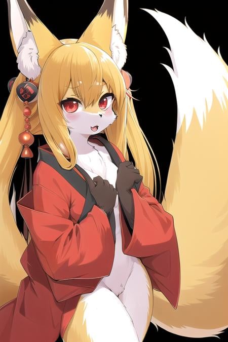 Horokusa Female Furry Fox Girl/Kitsune Character v2.0 - AI Model cover image