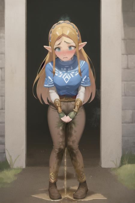 Peeing pants and other clothes. (Illustrated styles only) - AI LoRA model on PixAI