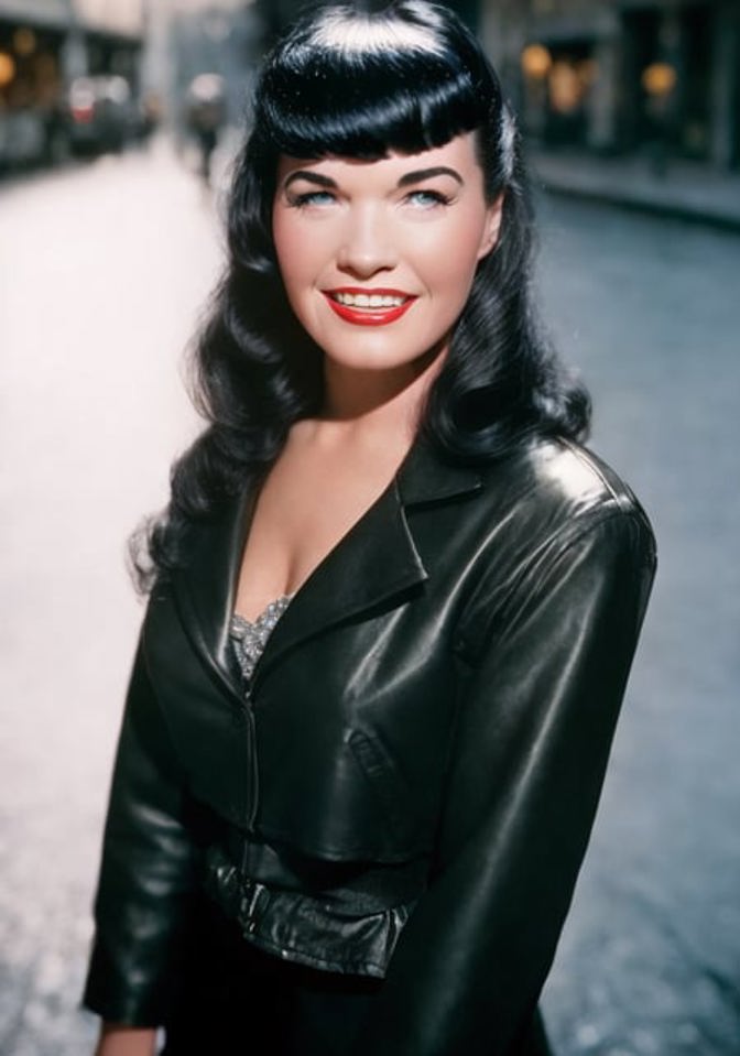 Bettie Page LORA - AI Model 커버 이미지