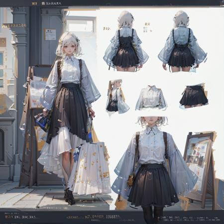 Reference sheet / reference for art - AI Model cover image