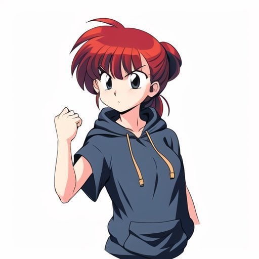 Ranma anime art style - AI Model cover image