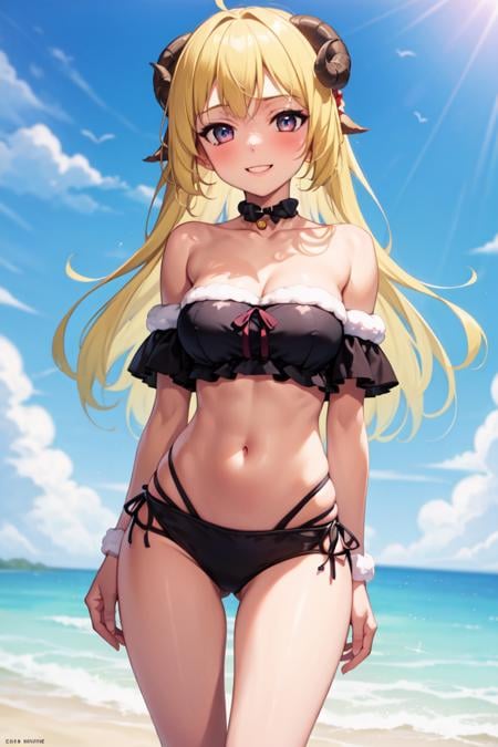 本物のオフショルダービキニ - AI Model cover image