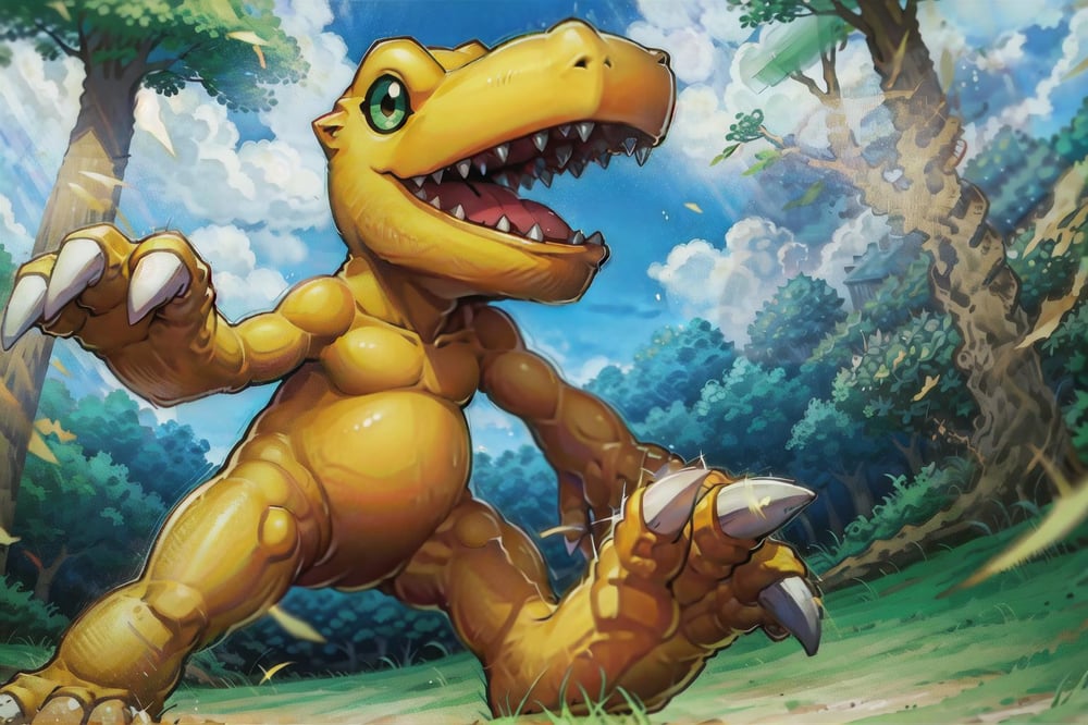 Digimon - Agumon LoRA - AI LoRA model on PixAI
