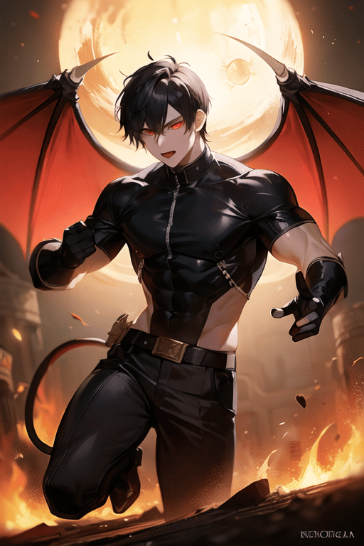 AI art "Demon Lord"