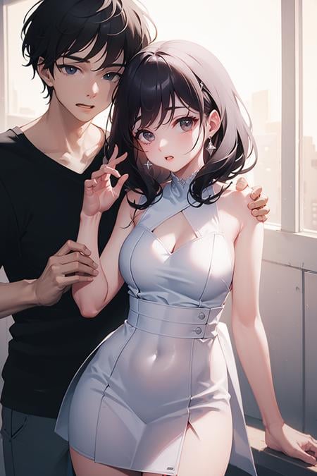 pose Hand on another's shoulder - AI Model cover image