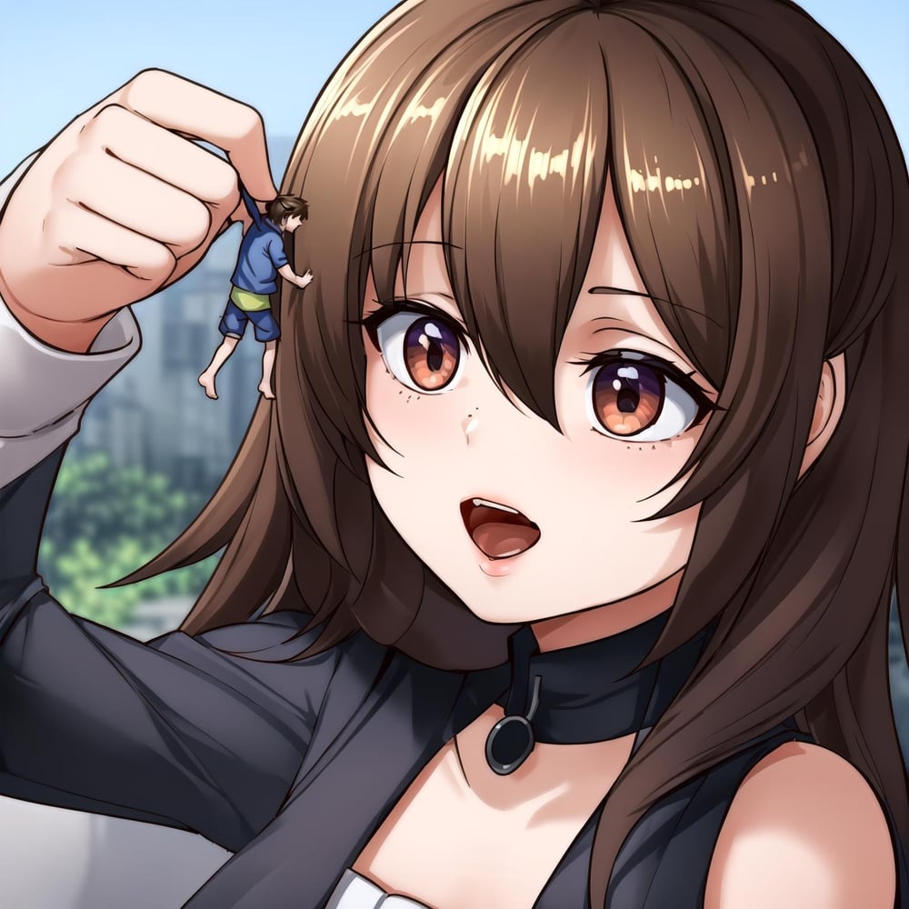 Giantess with Tiny - AI LoRA model on PixAI