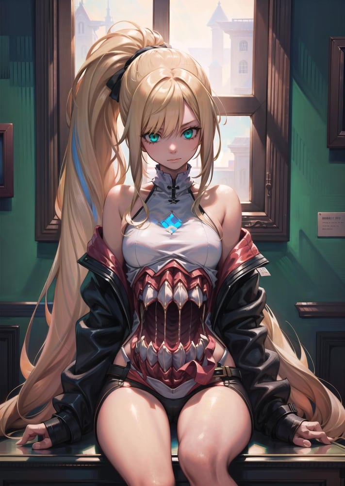 Body Horror - Mouth Belly - AI Model cover image