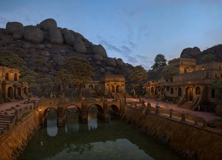 Morrowind Environments - AI LoRA model on PixAI