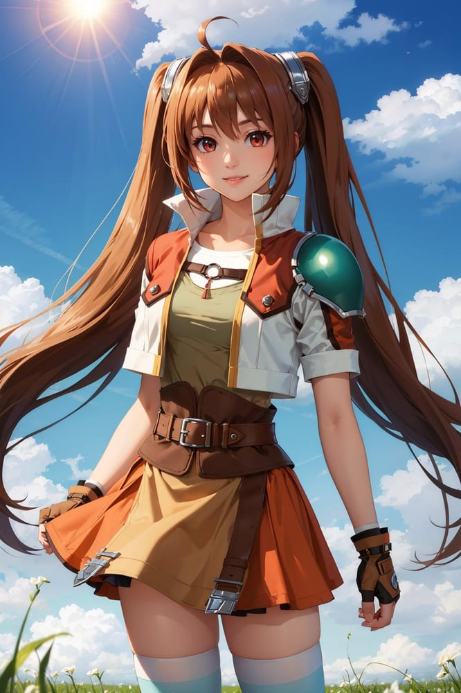 Estelle Bright (Sora no Kiseki/Trails in the Sky) LoRA | 3 Outfits - AI Model cover image
