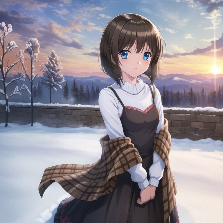 Misaka Shiori (from Kanon) - AI LoRA model on PixAI
