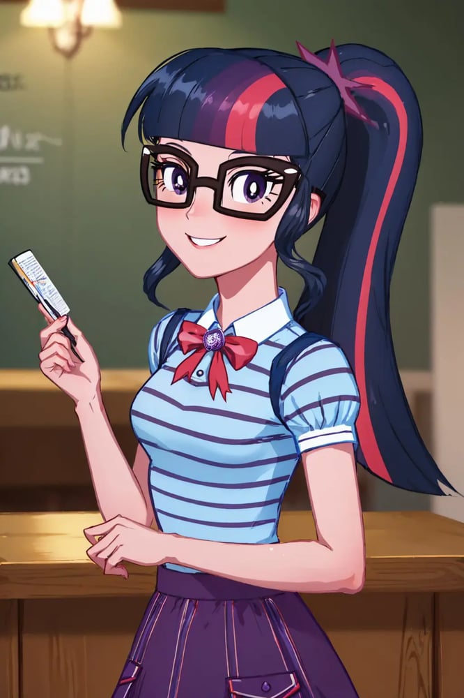 Twilight Sparkle | Sci-Twi (from Equestria Girls) - AI LoRA model on PixAI