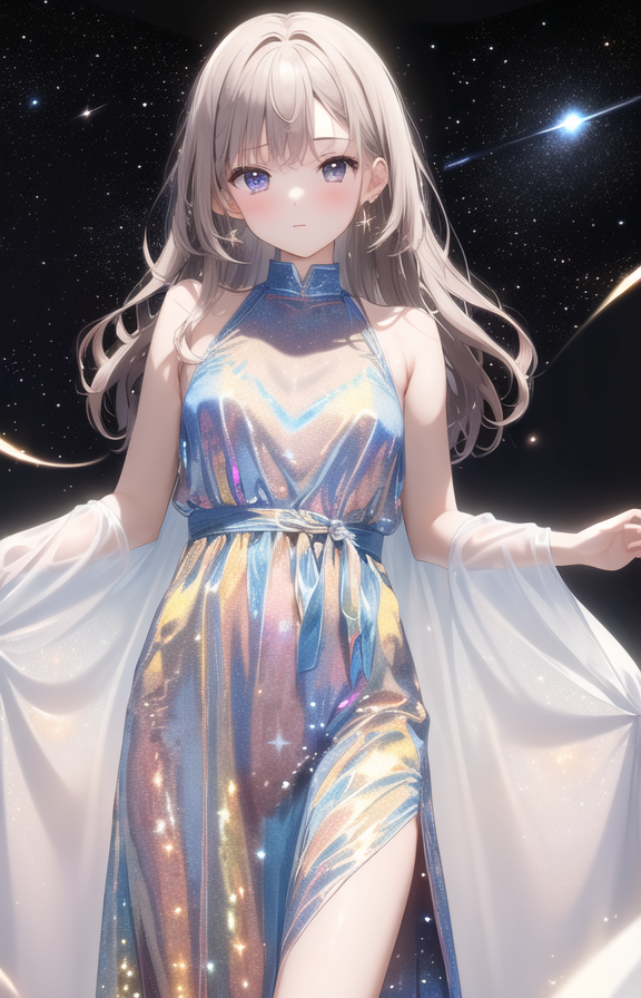 concept:holographic clothing 镭射服装 - AI Model cover image