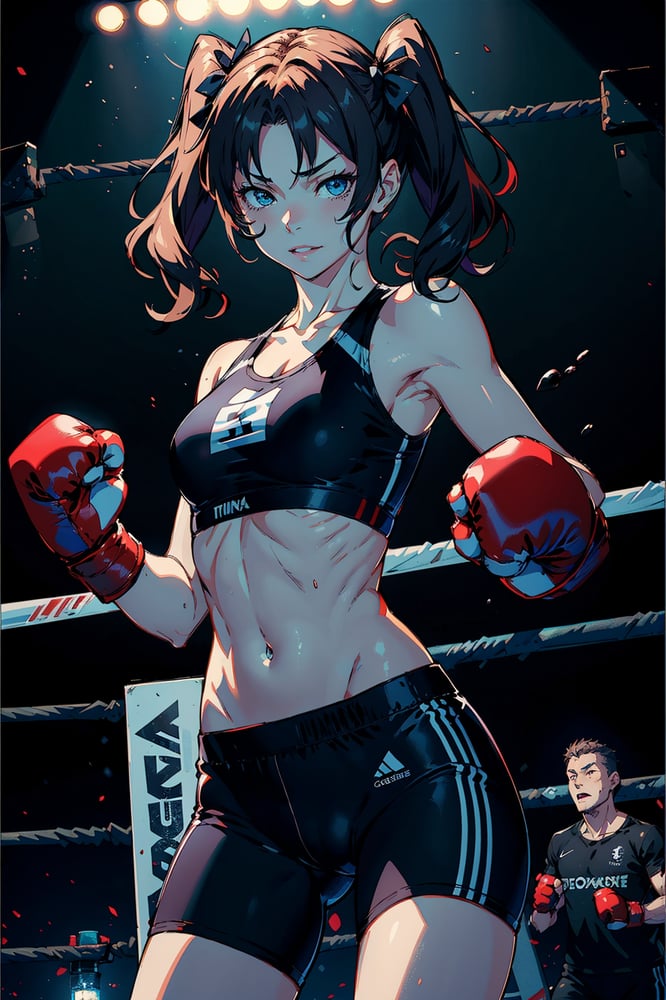 AI art "Fate Sports Festival - Tohsaka Rin"