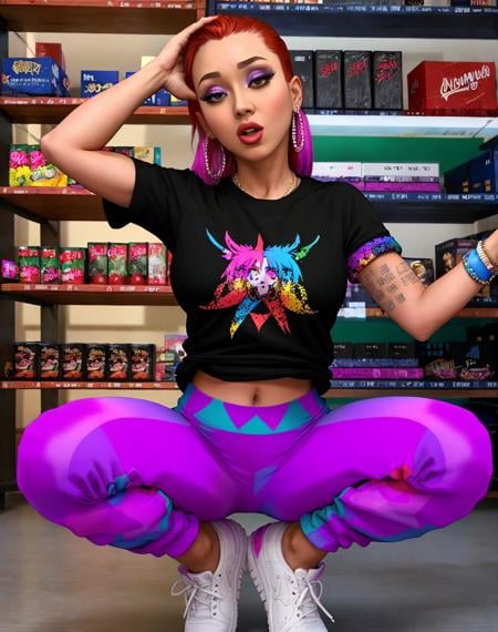 90s Hip Hop Fashion - by EDG - AI LoRA model on PixAI