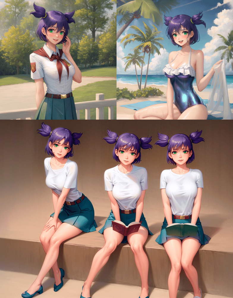 Lena from Everlasting Summer - AI Model cover image