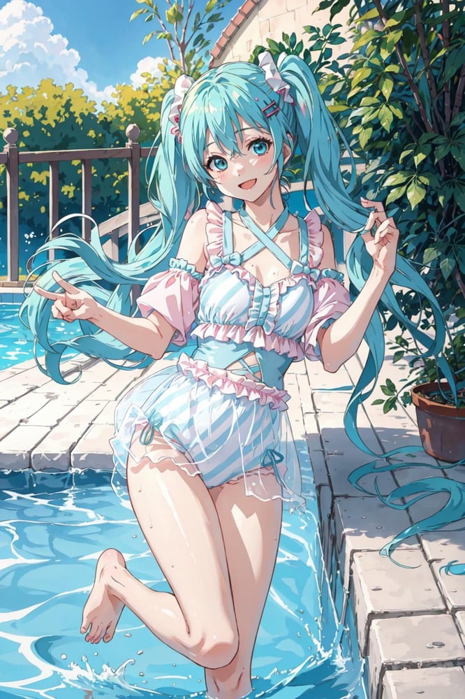 Cute swimsuit - AI Model封面圖片